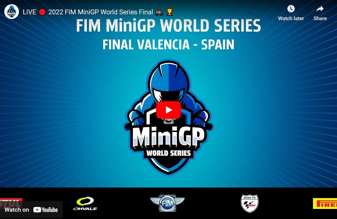 The full 2022 FIM MiniGP World Final from Valencia